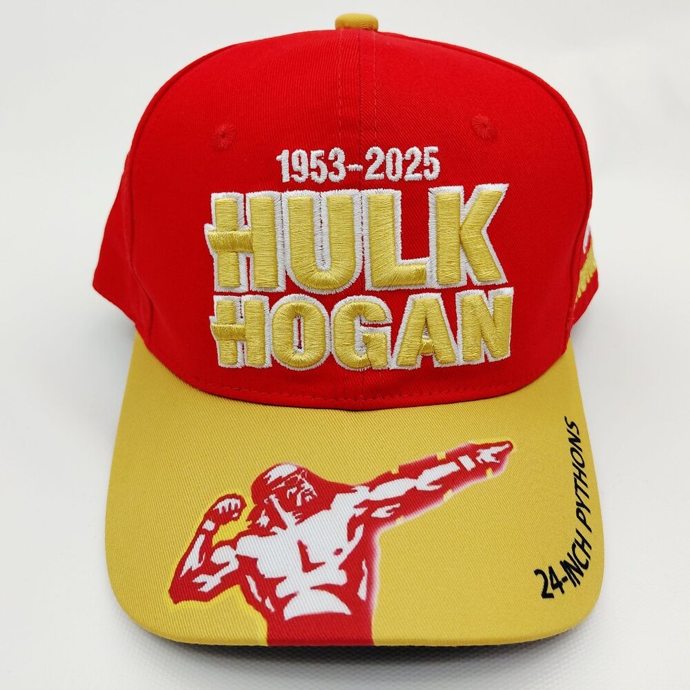 Hulk Hogan Hulkamania WWE Snapback Trucker Hat 24 inch pythons